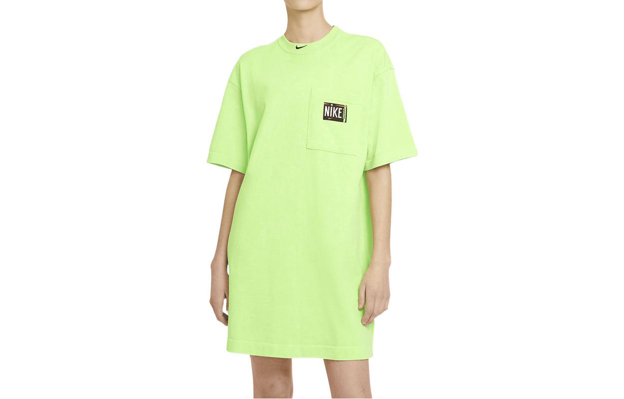Nike Short Sleeved Dress Women s Green CZ9863-358 S
