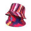 Spring and Summer Cotton Print Bucket Hat Fisherman Hat Outdoor Travel Sun Cap for Men and Women 222