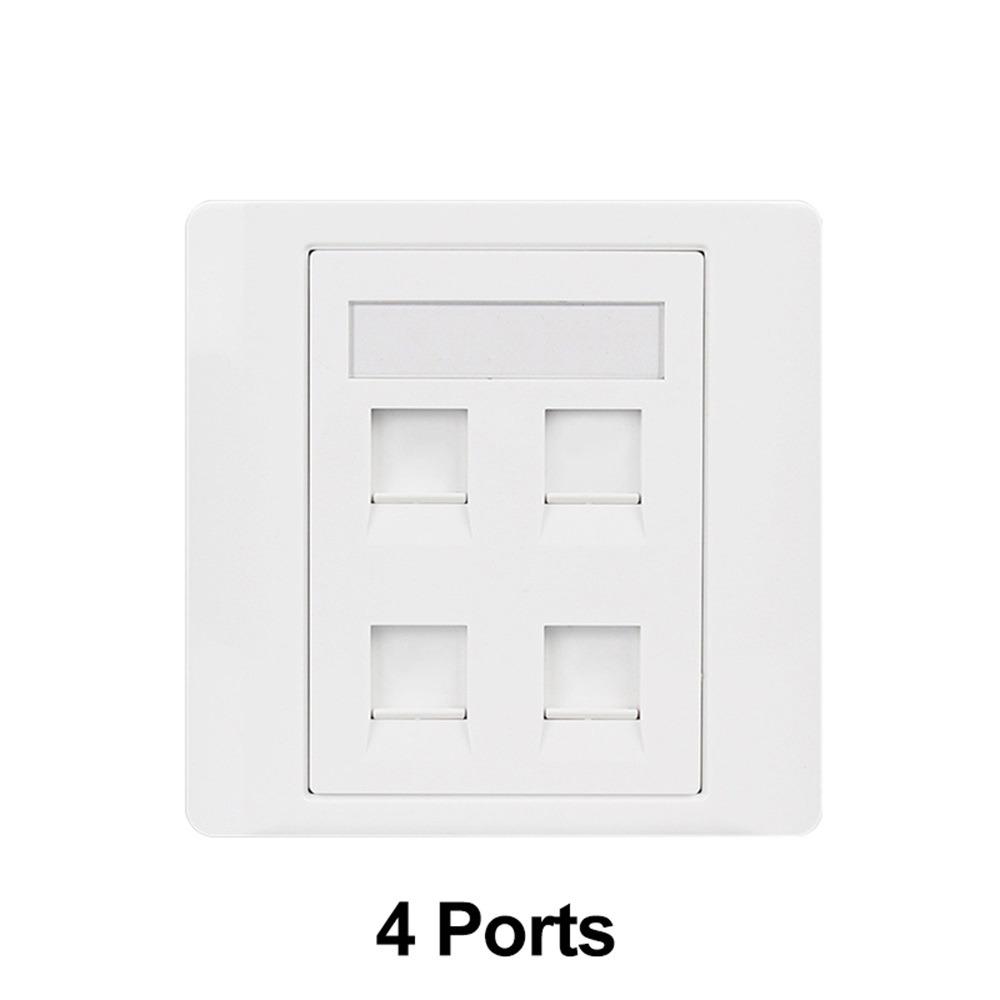 1Pcs CAT5E CAT6 CAT6A CAT7 CAT8 RJ45 Socket Outlet  Home Office Network