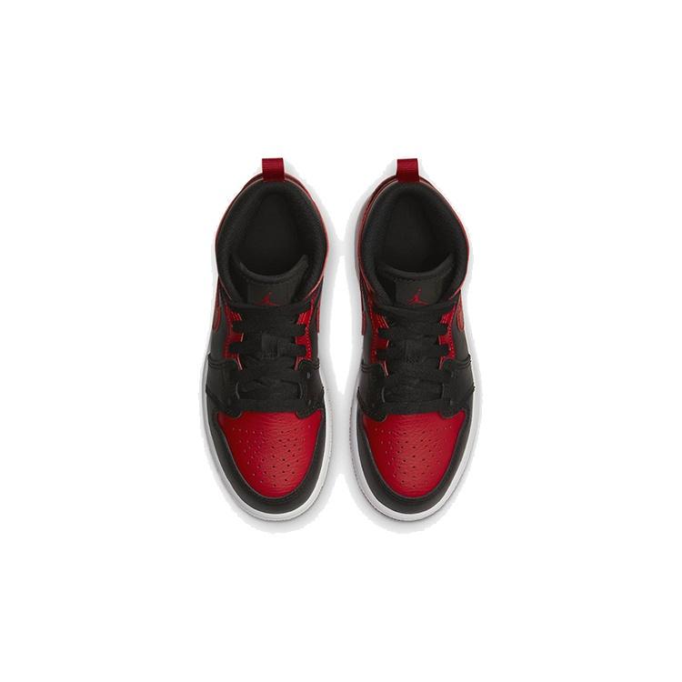 (PS) Air Jordan 1 Mid 'Banned' Kids' 640734-074