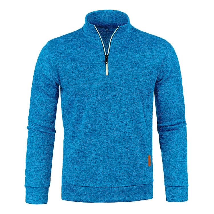 Top Jumper Long Sleeve Warm Soft Trendy Simple Casual Loose Fit Men T-shirt
