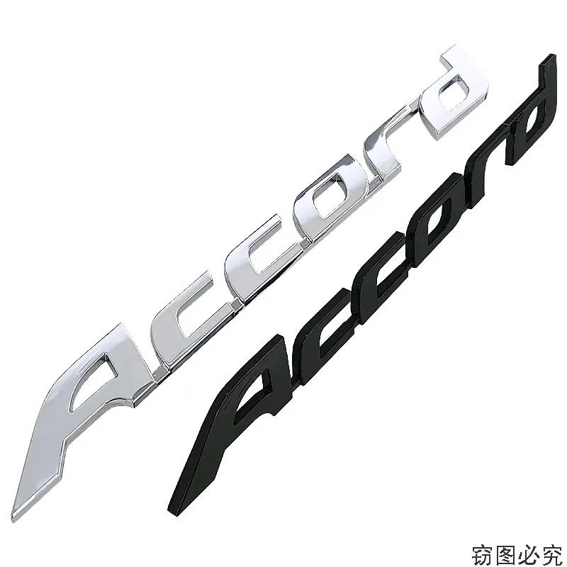 ABS Samochód 3D Emblemat Odznaka Naklejka dla Honda Accord Tylna Klapa Bagażnika Naklejki z Literami Naklejki Akcesoria Samochodowe Stylizacja Samochodu