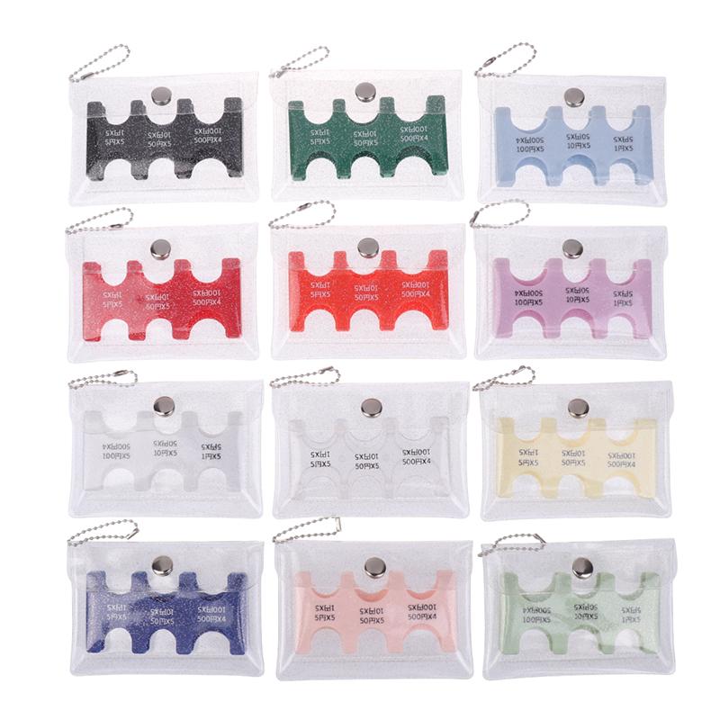 Coin Dispenser Keychain Transparent Coin Collection Purse Wallet Portable Japan Coin Holder Coin Changer Holder Coin Organizer
