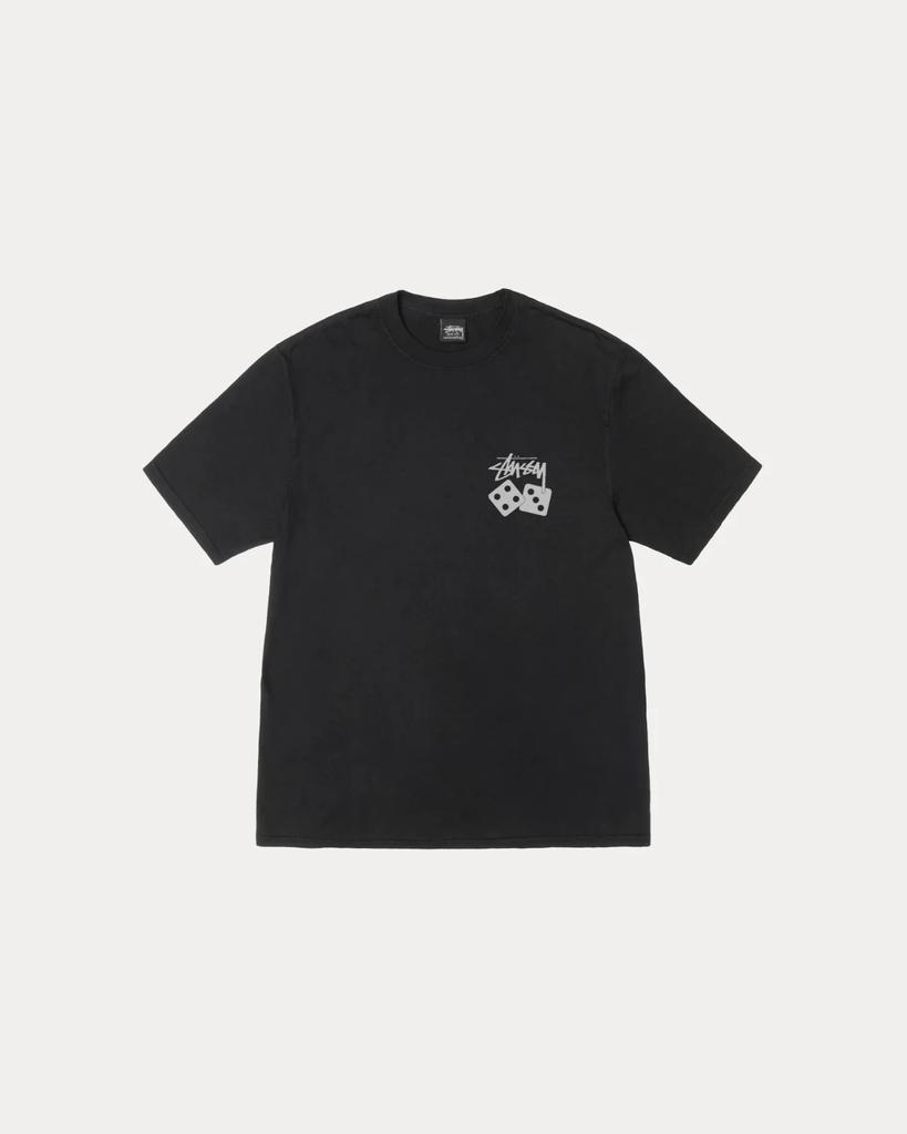 Stussy Dice Tee Pigment Dyed Black 1905077