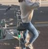 2023 Vår/Höst Dam Lös Vit Stickad Ull Pullover Tröja