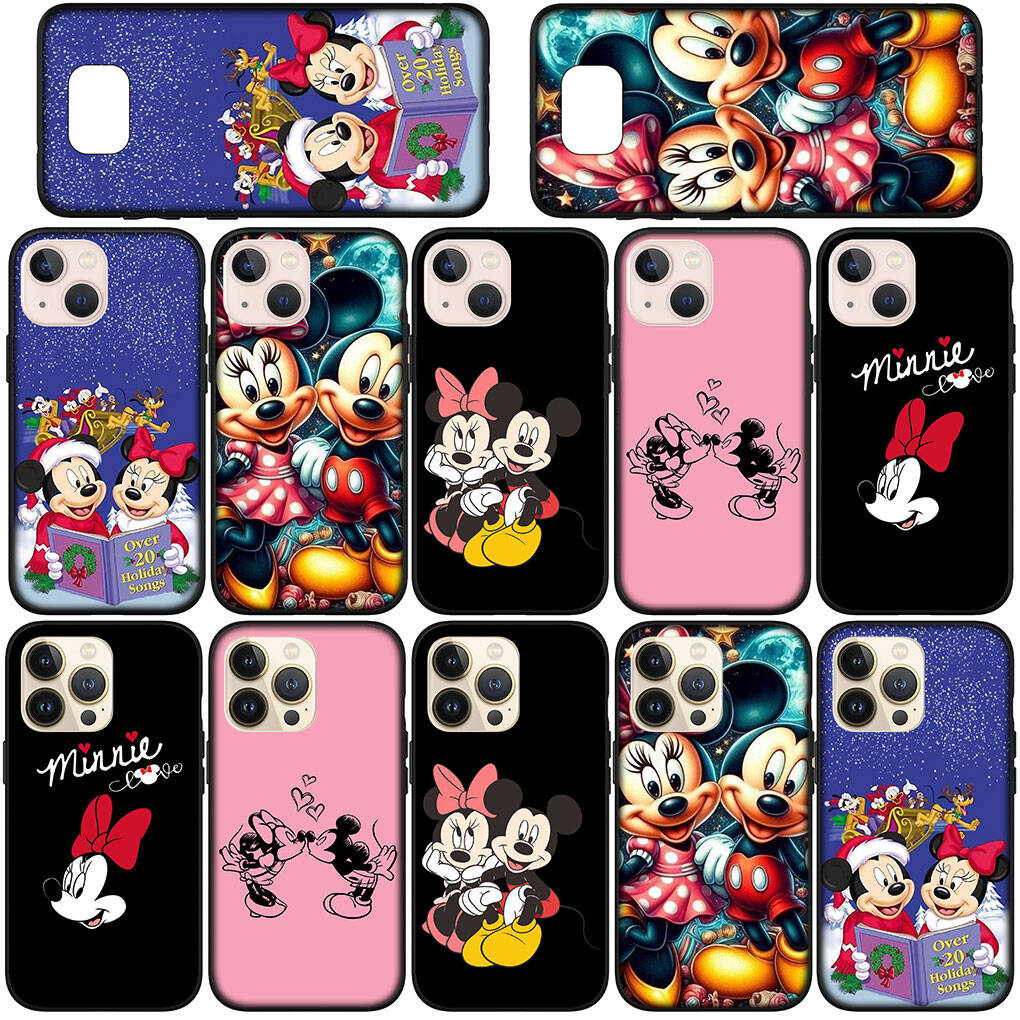 Per Samsung Galaxy S25 S24 S23 iPhone 17 16 15 Xiaomi Redmi Note 14 13 12 Plus Pro Max XR A57 Cover per Telefono Anime Minnie Topolino OPPO Huawei Cover