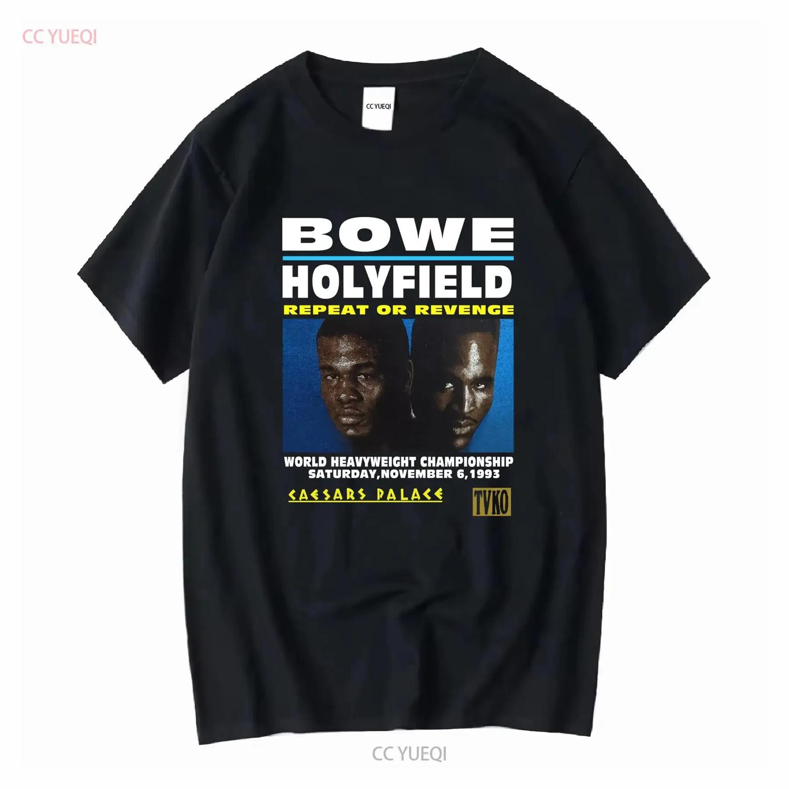 Evander Holyfield Riddick Bowe II Fight T Shirt Vintage 90s 1993 Made In USA XL vintage Washed Soft homme graphic Slightly XXXXXL разноцветный