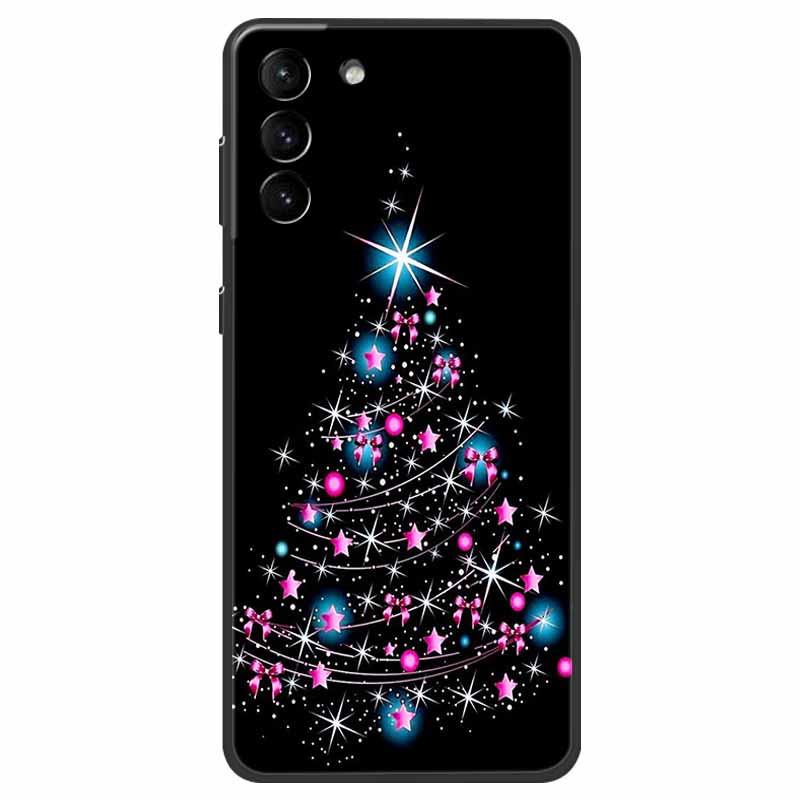 Christmas Case For Samsung S21 Plus Case S21 FE Silicone Soft TPU Cover for Samsung Galaxy S21 / S21 Ultra FE + 5G Case New Year