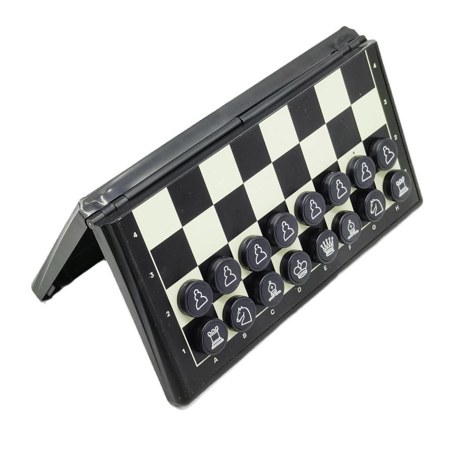 Mini Magnetic Folding Chess Set - Portable, Eco-Friendly Design for Kids and Students