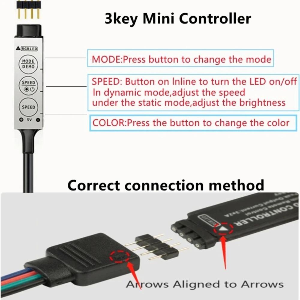 USB LED Strip Light Bluetooth RGB 5V 1M-30M RGB Lights Flexible LED Lamp Tape Ribbon TV Desktop Screen BackLight Diode Tape