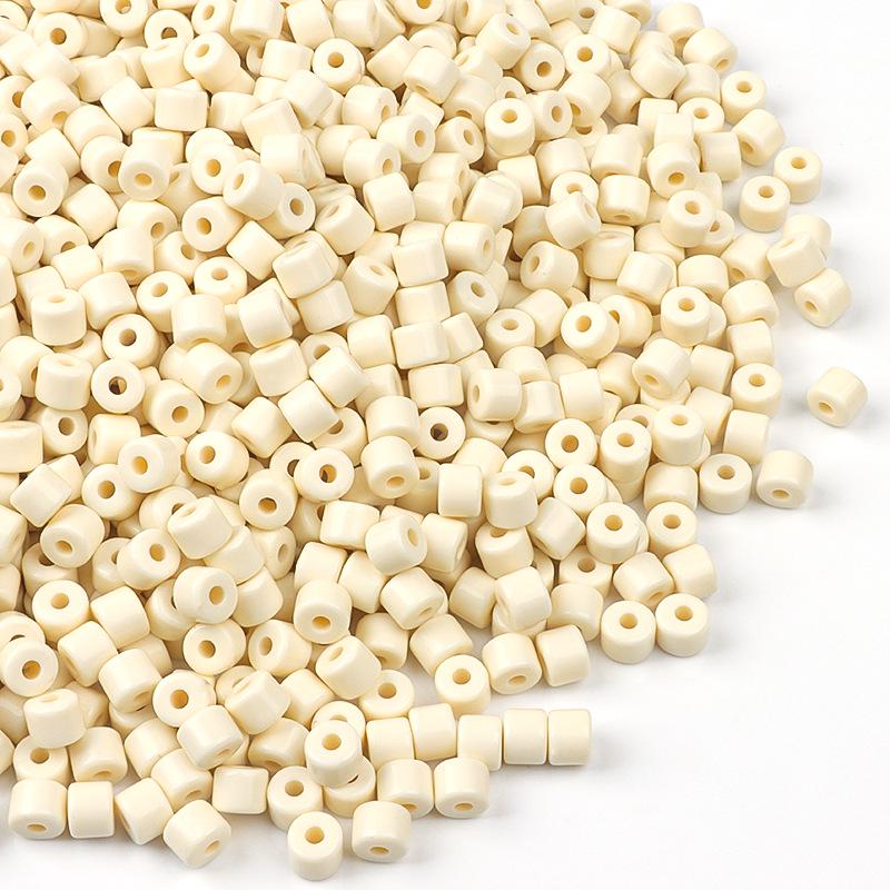 Bunte zylindrische Acrylperlen zur DIY-Schmuckherstellung