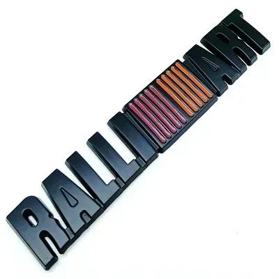 3D Metal Car Styling RalliArt Front R5Grille Emblem Sticker Car Rear Trunk Badge For Mitsubishi RalliArt Lancer Ralli Art 9 10 Asx