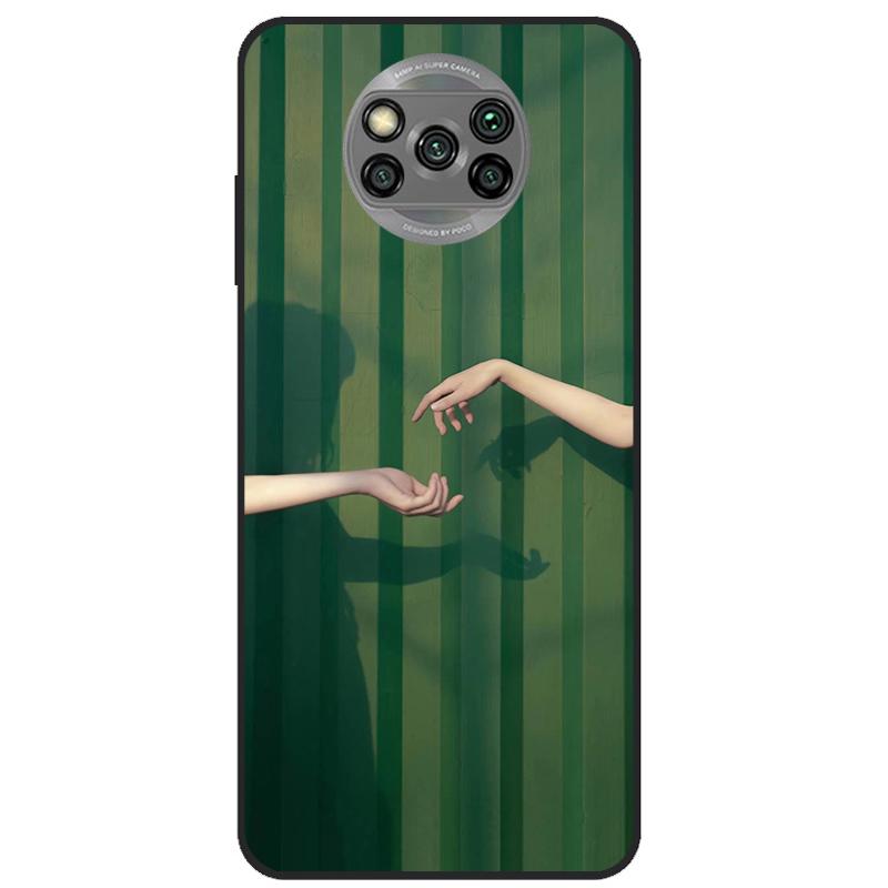 For Xiaomi Poco X3 Pro Case Silicone Soft Cat Phone Cover for Poco X3 NFC Case TPU Black Funda for Poco X 3 NFC PocoX3 Pro