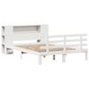 VidaXL Lit bibliothèque sans matelas blanc 140x190 cm bois pin massif 3322707