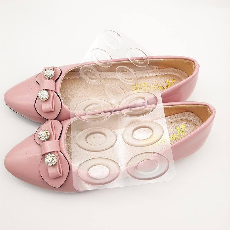 Transparent Silicone Corn Plasters - Anti-Friction Foot Pads for Pain Relief, Self-Adhesive Half Insoles.