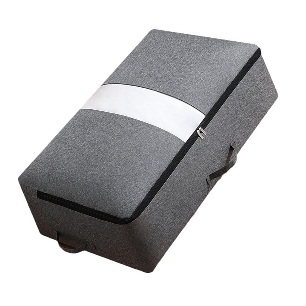 Foldable Clothes And Blanket Storage Bag Practical Storage Bag With Clear Window Organizers Bag For Quick Item Retrieval