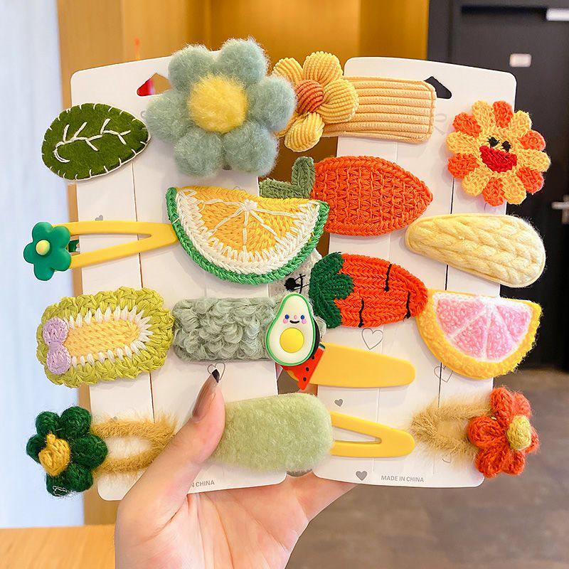 Autumn/Winter 2025 Lambswool Plush Hair Clip: Cute BB Clip Headwear for Women & Children