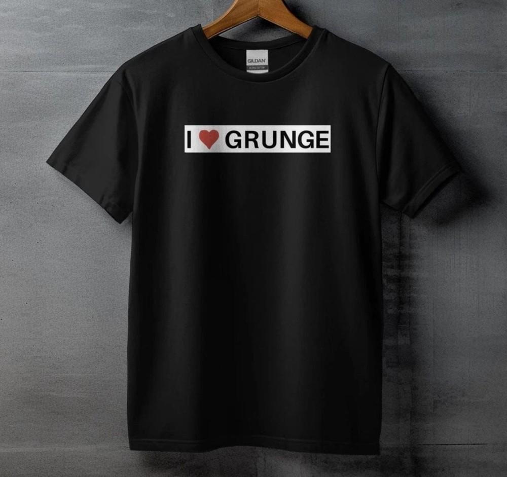 Vintage I Love Grunge T-Shirt, 90s Music Culture, Grunge, As Worn Eddie Vedder