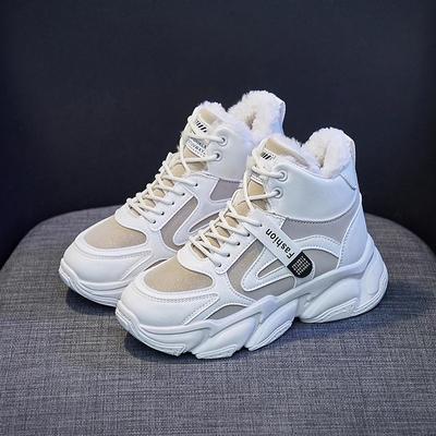 Fashion New Platform Causal Snow Boots Winter Women Warm Sneakers Female Ankle Plush Cotton Shoes Ladies Non Slip Boot Zapatillas Mujer