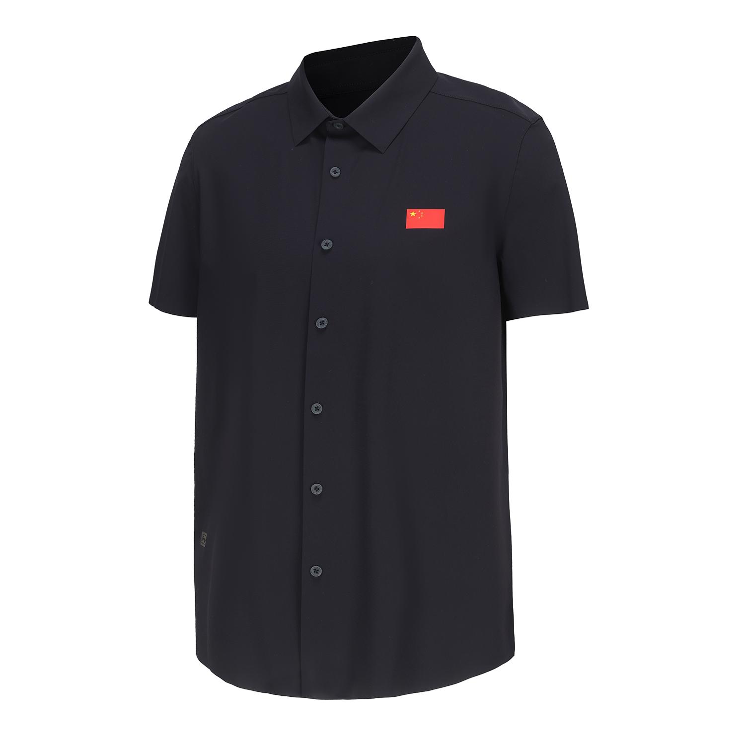 Li Ning Shirts Unisex Stand Collar Moderate Other ASHT469 2XL