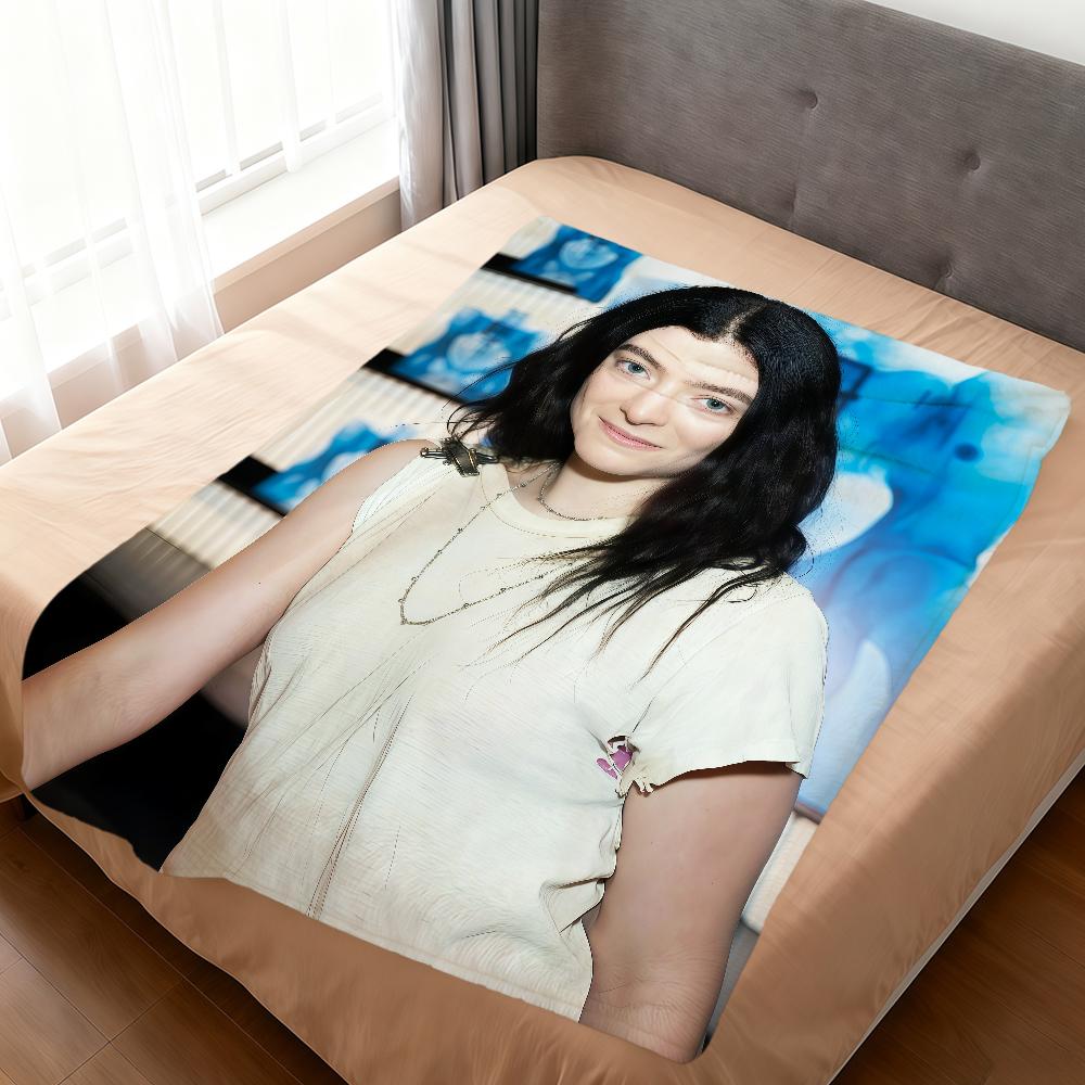 Soft Warm Singer Plush Blanket Art Virgin for Dormitory Sofa Living Room Pet Hogar Bedroom Gift L-lorde Nap Home Cool Flannel