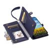 For Samsung Galaxy S26 Edge Case TPU + PU Leather Wallet Phone Cover with Wrist Strap
