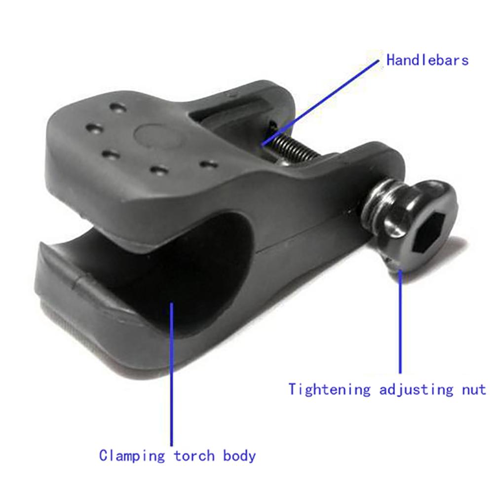 Bicicleta Ciclismo Linterna Frontal Soporte Montaje Abrazadera Pinza Antorcha