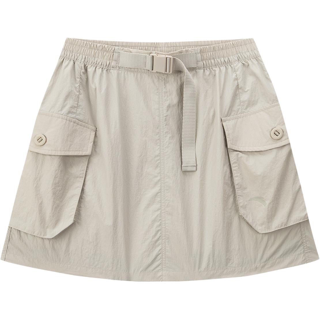 

Anta Outdoor Series Solid Color Simple Soft Versatile Work Skirt Women skirts 162626202-2 L