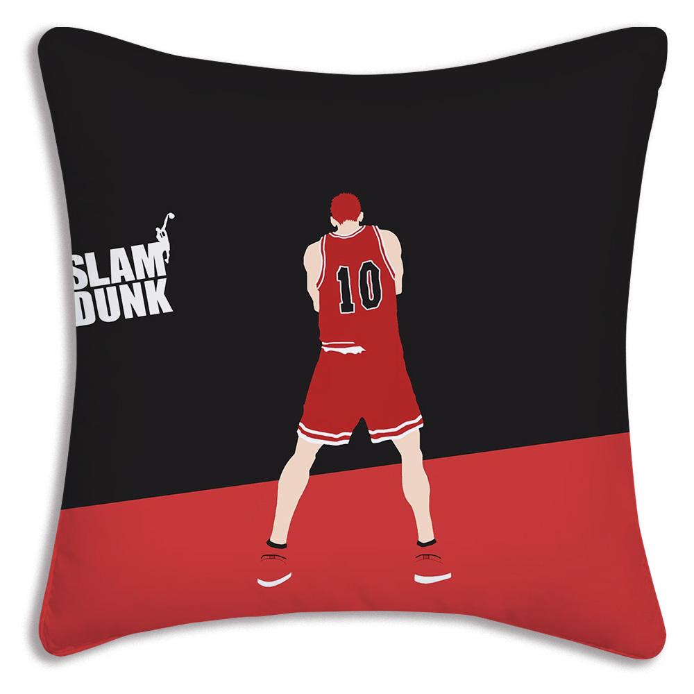 Anime For Slams D-Dunk Pillow Covers Cartoon Sofa Decorative Home Double-sided Printing Short Plush Cute Cushion Cover