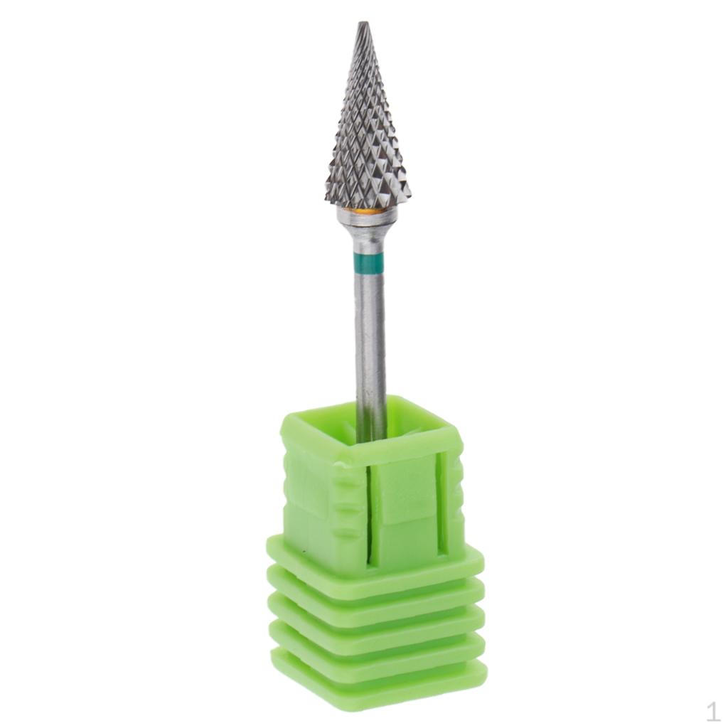 

Борфрезы из карбида вольфрама / 32-дюймовые вращающиеся биты для маникюрных аксессуаров - серебристый