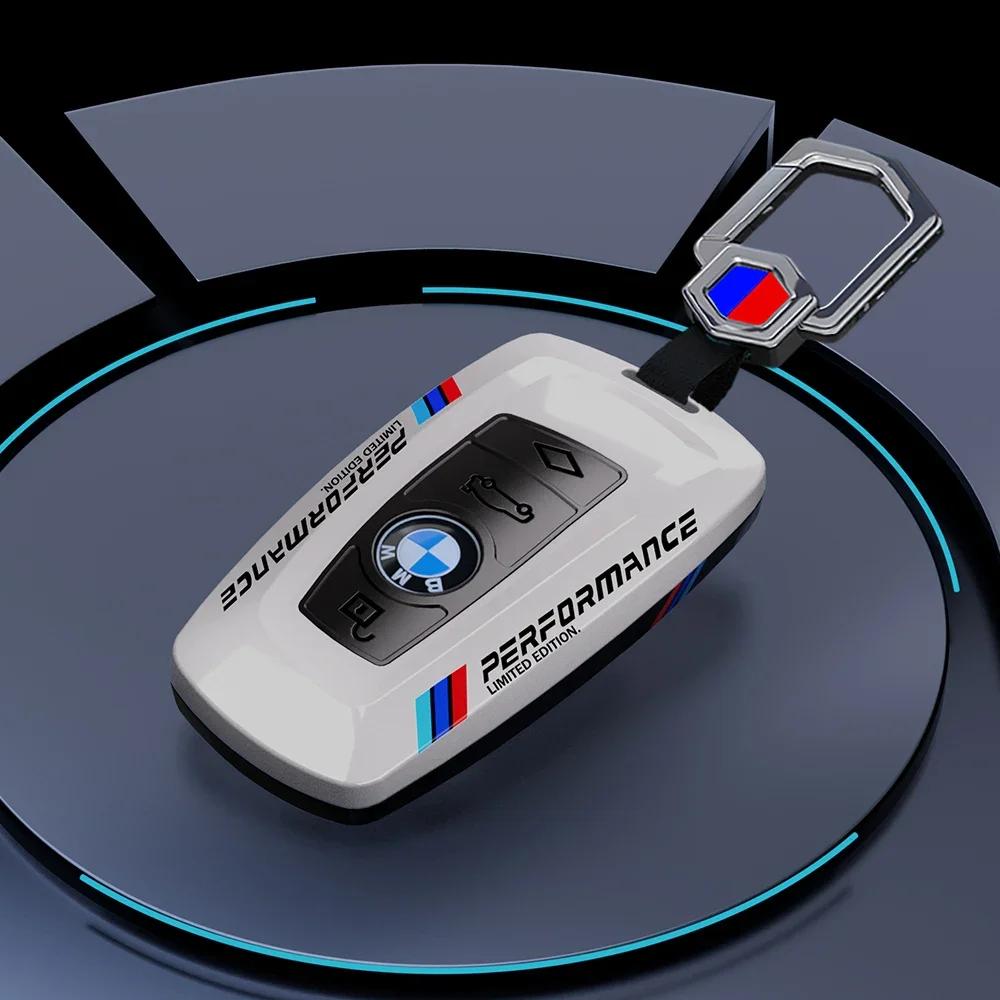 2025 Carbon Fibre Car Key Case Fob Cover For BMW 1 2 3 4 5 6 7 Series X1 X3 X4 X5 X6 F36 F25 F26 F30 F34 F10 F07 F20 Z10 Acc