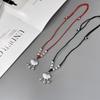 Long Life Lock Necklace Female Entry and Exit Safe Baby Silver Versatile Pendant Bells Safe Wealth Pendant Children's Bells