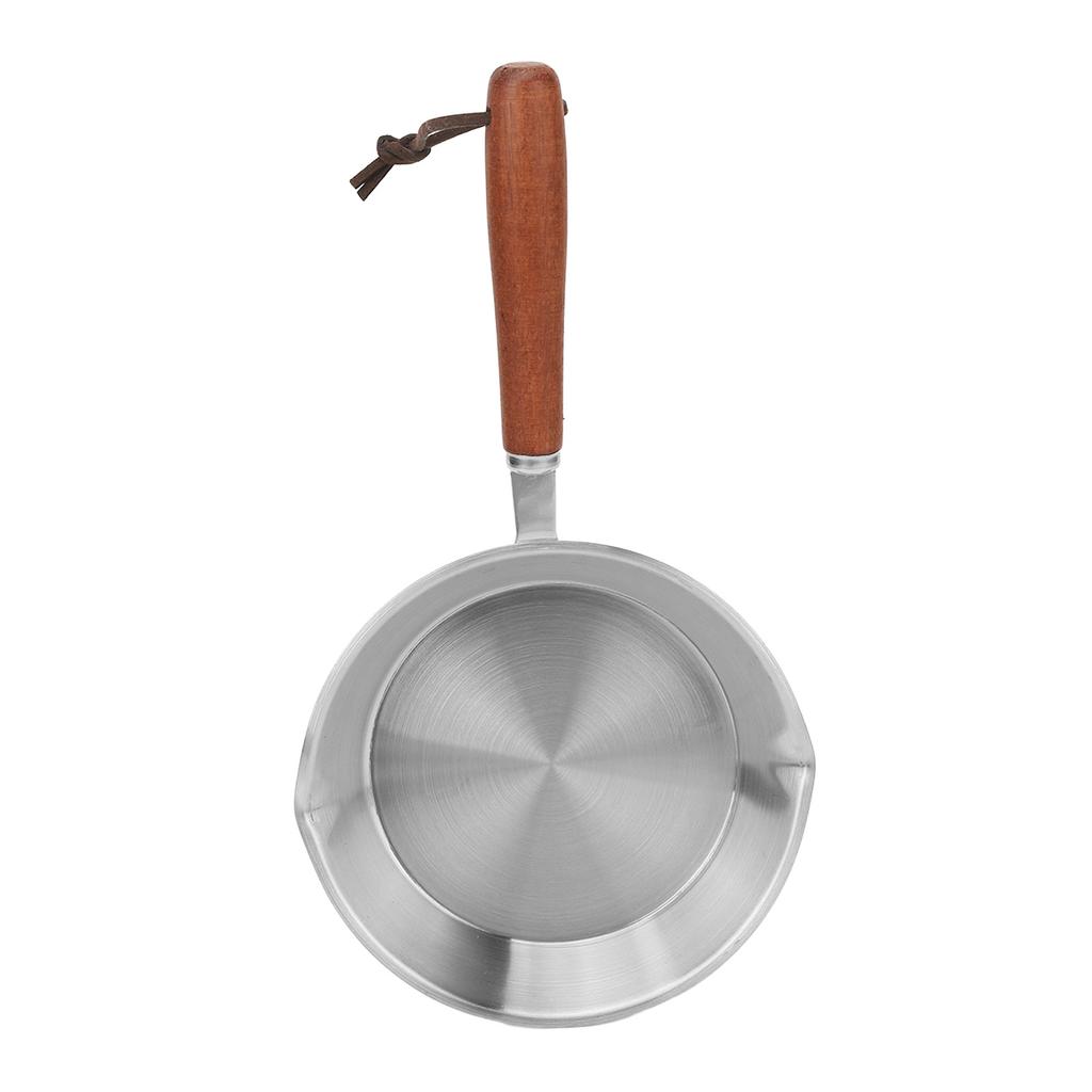 Kitchen Frying Pan Stainless Steel Egg Pan with Ergonomic Handle for Household Restaurant Induction Cooker