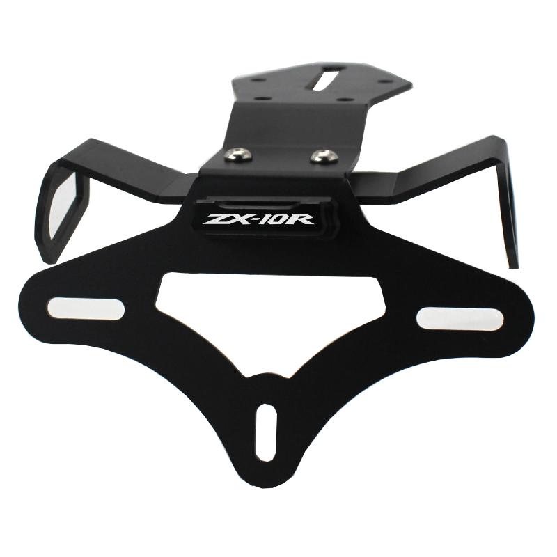 For Kawasaki Ninja ZX-10R ZX10R ZX 10R/10RR SE - Rear Registration Bracket Linse Plate Holder Frame Tail Tidy LED