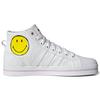 Adidas Neo Bravada Mid Slip Resistant Durable High Top Skate Shoes Women Sneakers White Yellow G54951