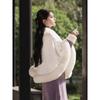 Cheongsam Outer Shawl Cloak Fall and Winternew Arrivalretro Cloak Fleece-lined Thick Heattechoutwear for Women