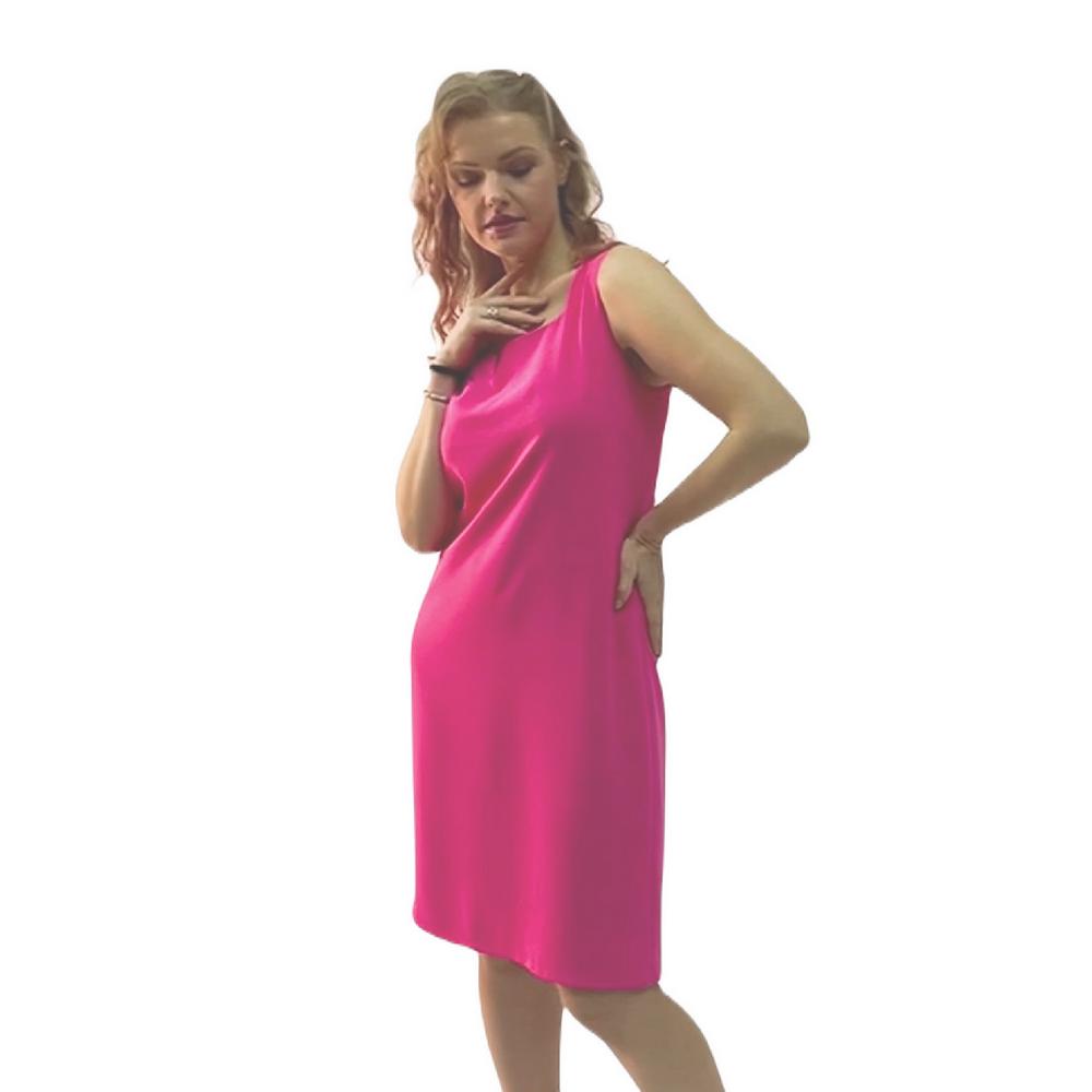 Fierte Rochie de mărime Plus pentru femei Lm14021 Guler decoltat fără mâneci