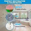 Tile & Fiberglass Quartz Countertop Repair Kit (Color Match), Granite & Tub Repair Kit, 4 Oz Porcelain Sink Mable Chip Repair Kit for Cracks Chips