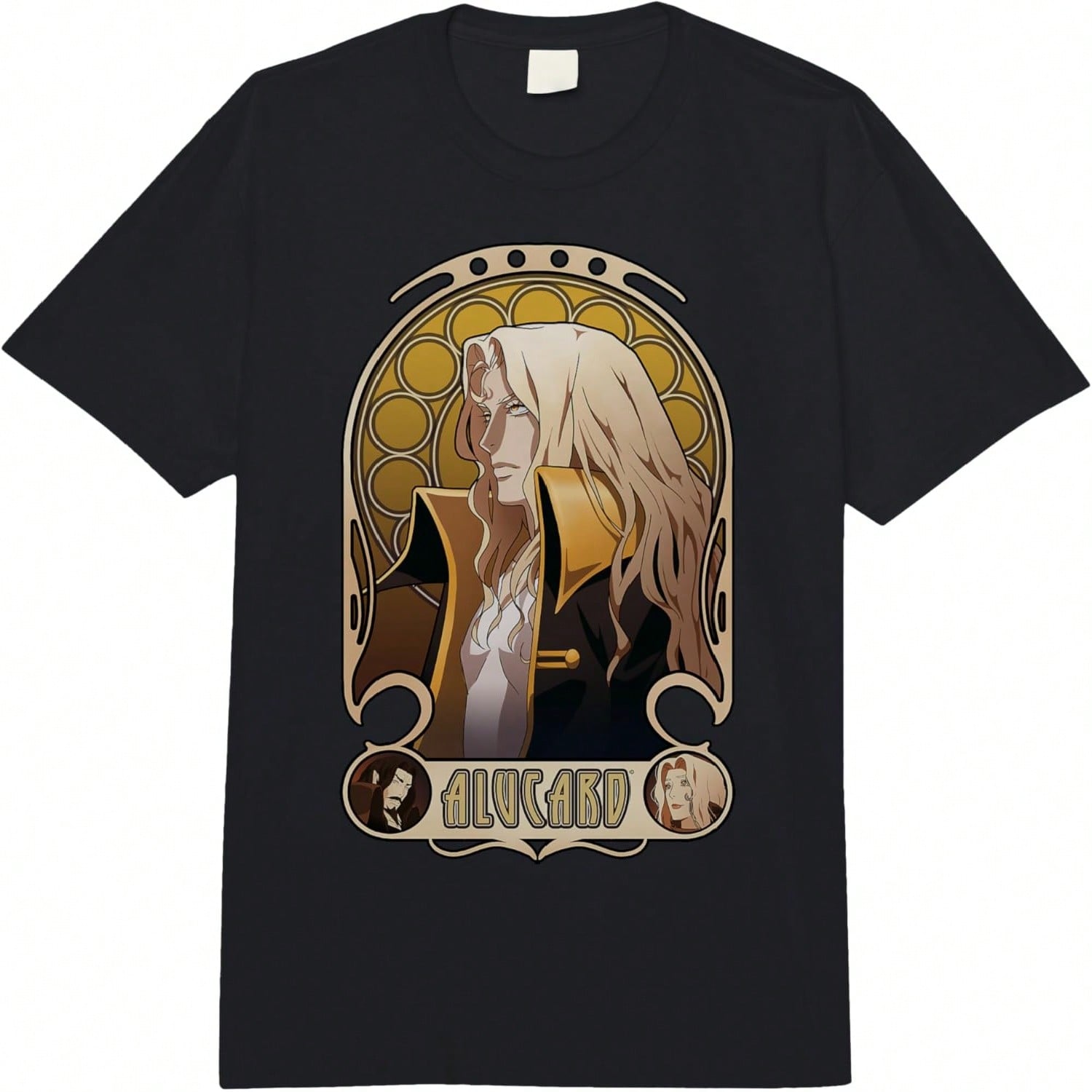 Castlevania Alucard Portrait Adult Heavyweight T-Shirt S разноцветный