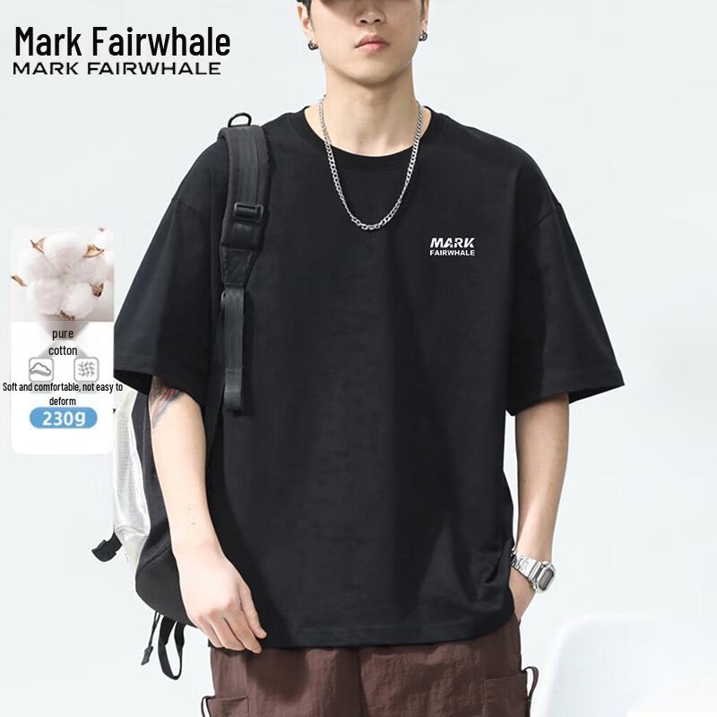 Mark Fairwhale Men's Heavyweight Cotton Round Neck T-Shirt
