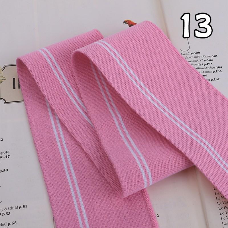 90x6cm Elastic Knitted Fabric DIY Rib Neckline Cuff Hem Knitted Fabric Sewing Baseball Uniform Jacket Clothing Supplies