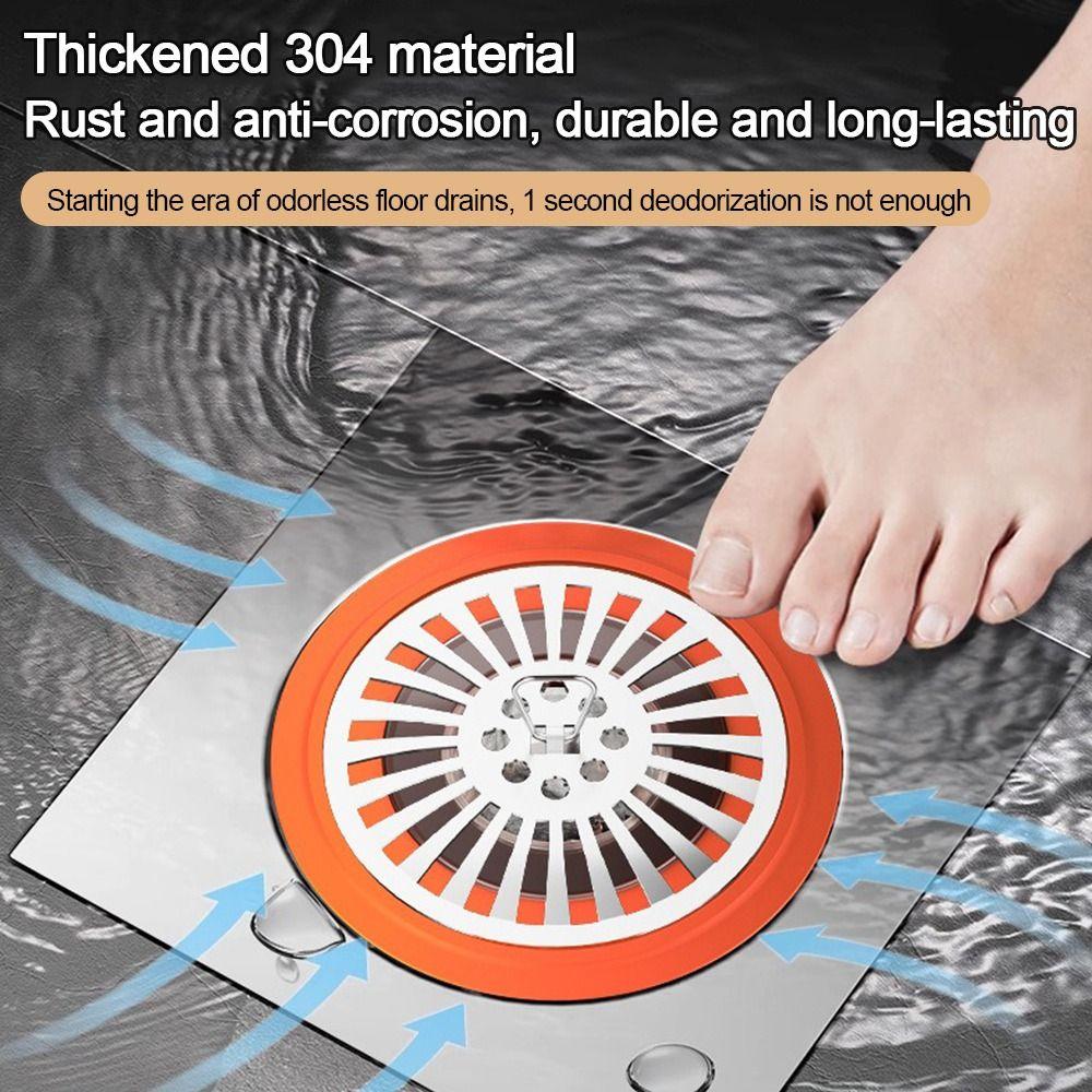 Anti Odor Floor Drain Core Large Size Easy Install Removable Seal Stopper Insect Proof Odor Control Basin Drain Filter