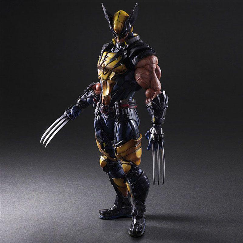 Play Kai Arts Wolverine Variant Square Enix Action Figure Statue Kids Gift Toys