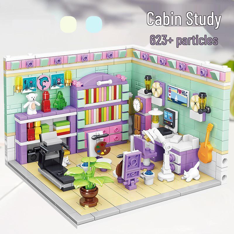 2025 Girls Series Building Block Villa & Castle Toy Set
