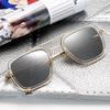 New Mens Metal Square Sunglasses Fashion Mens UV Resistant Sun Glasses Classics Vintage Male Eyewear Fit UV400 Oculos De Sol