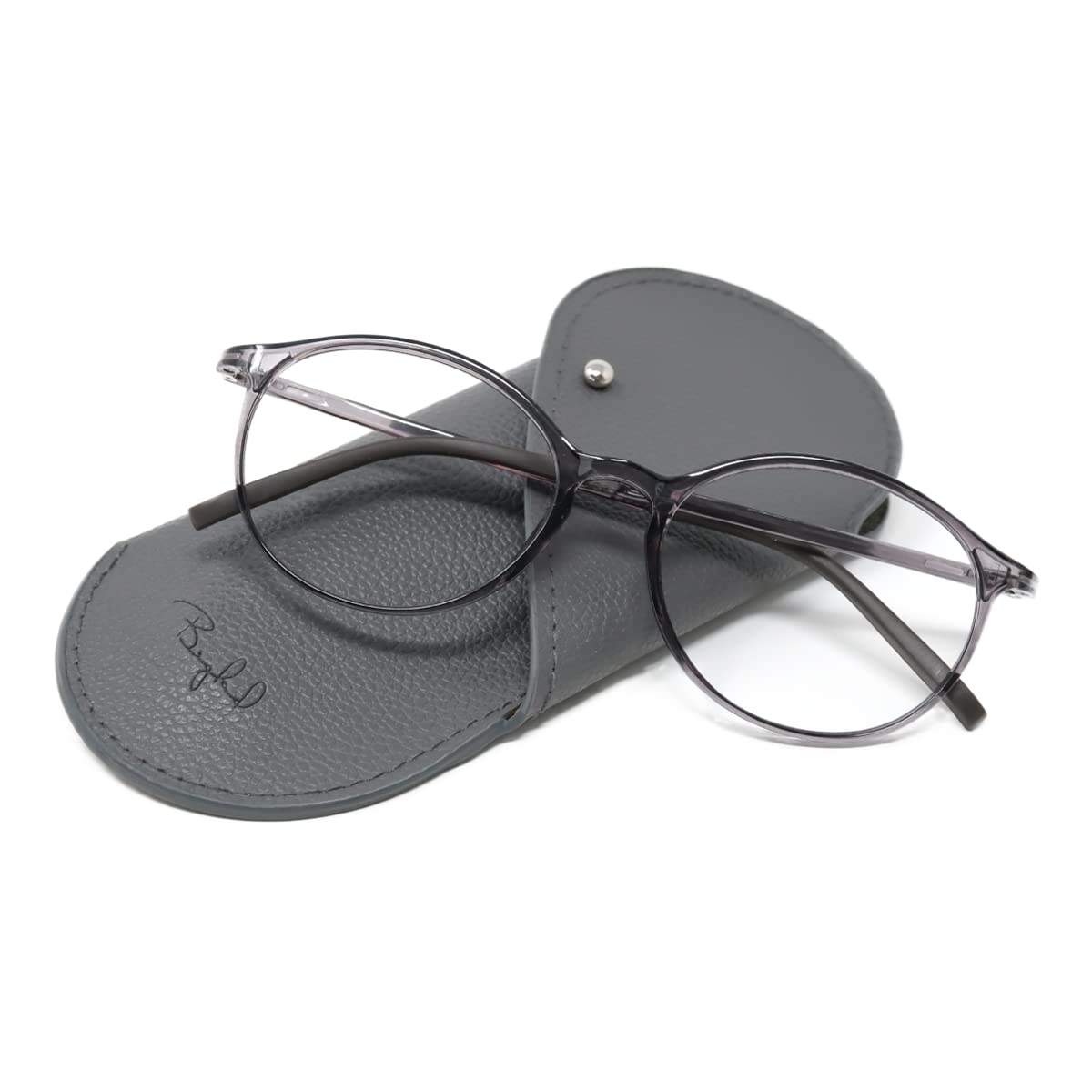 

Стильные очки для чтения Bigrad BG4007GY с классическими линзами Бостон с фильтром синего света, чехол, стиль, ультралегкая оправа, (+1.5 Диоптрии) серый