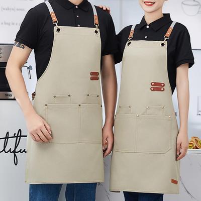 Dicke wasserdichte Schürze für Männer Frauen Anti-Fett Fleckenabweisende Kochschürze für Koch Café Shop Kellner Barbecue Küche