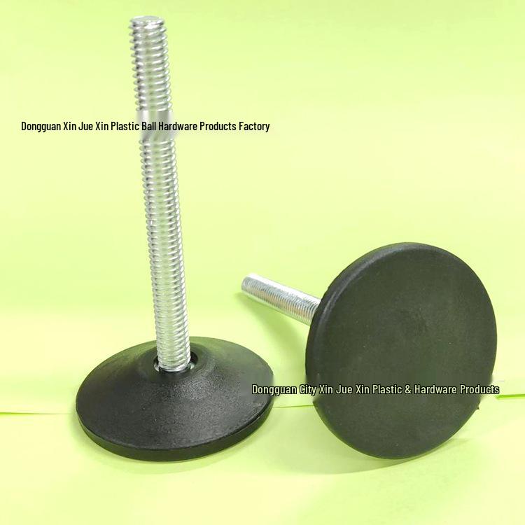 Adjustable Nylon Leveling Foot for Furniture with Plastic Base (Sizes: M6, M8, M10)