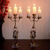Antique Tealight Candle Holder, Candle Holders For Home Decoration, Golden