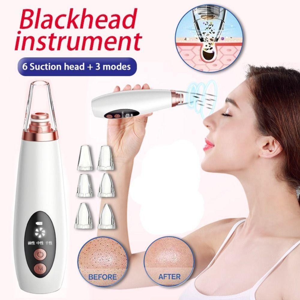 USB Rechargeable Blackhead Remover Electric Tool Blackhead Vacuum Cleaner  Acne Treatment